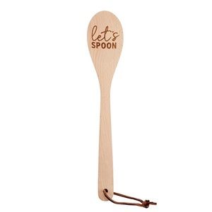 NEW Beechwood LETS SPOON Wooden Spoon